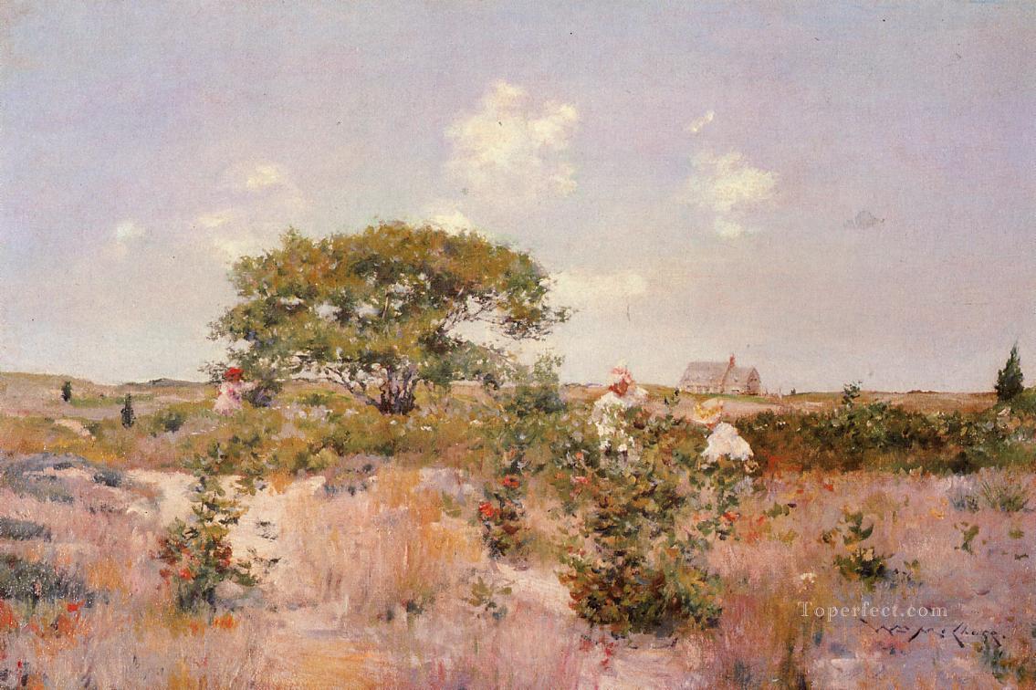 Shinnecock Landscape 1892 impressionism William Merritt Chase Oil Paintings